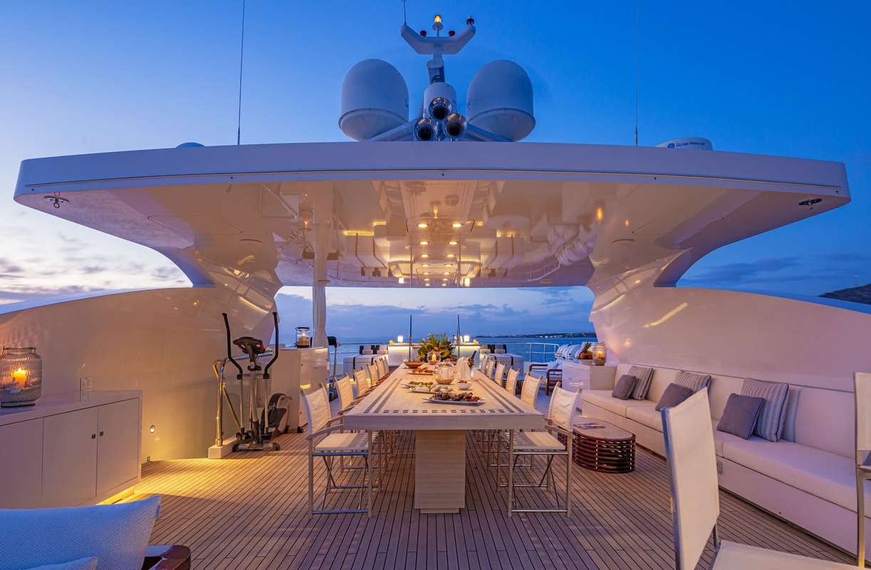 Sundeck by night