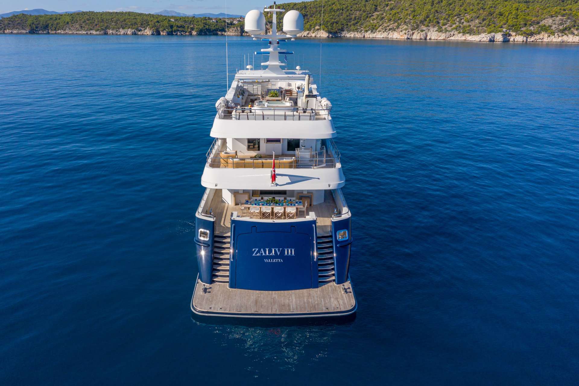 Aft view