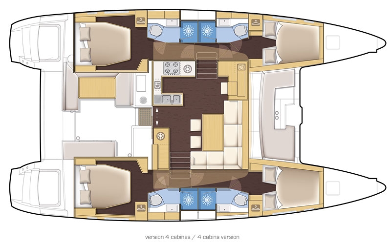 Yacht layout