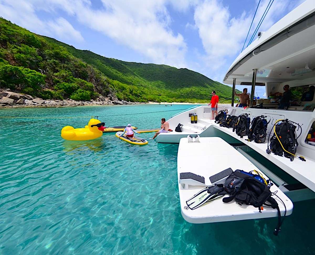 TRANQUILITY Yacht Charter - The Fun Deck!