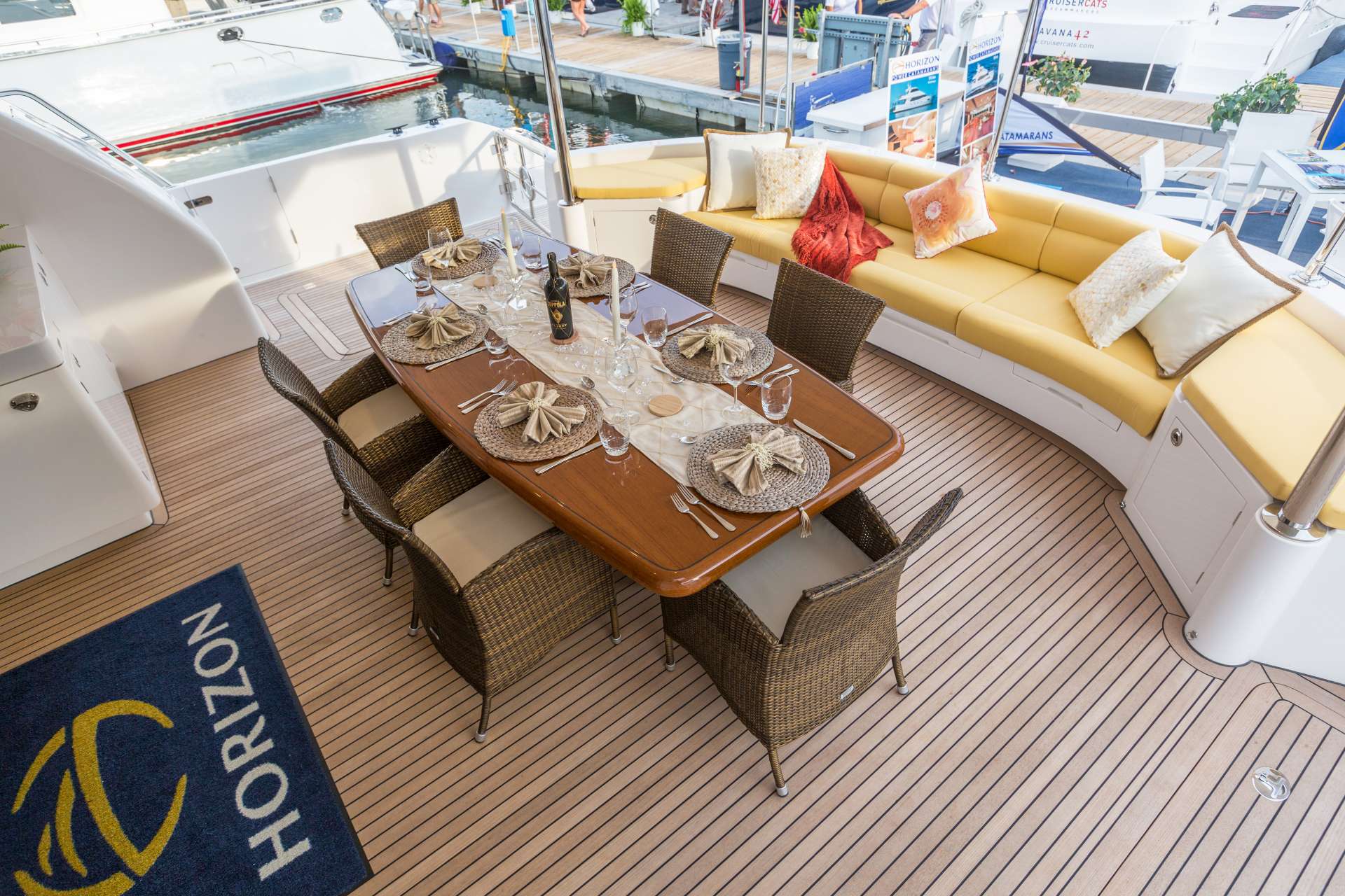 Aft Deck and Dining Area