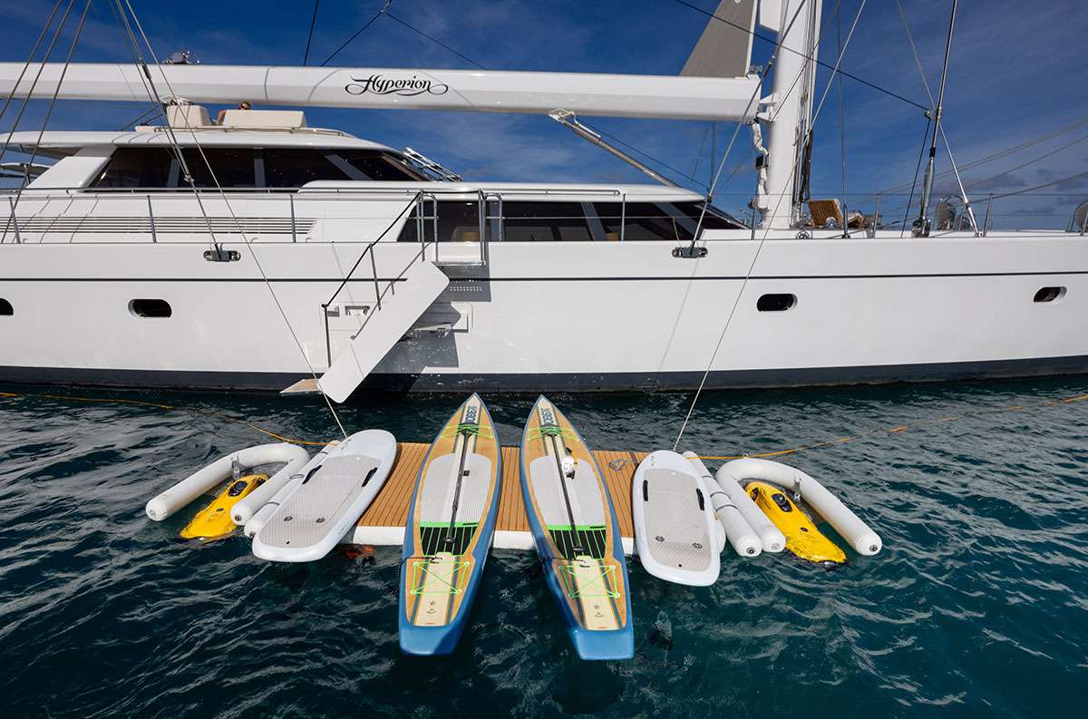 HYPERION Yacht Charter - Tenders &amp; Toys