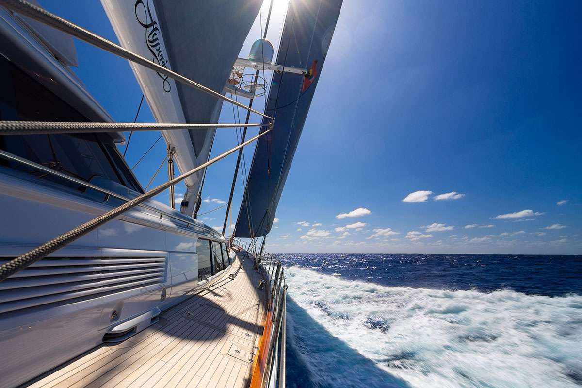 HYPERION Yacht Charter - Running