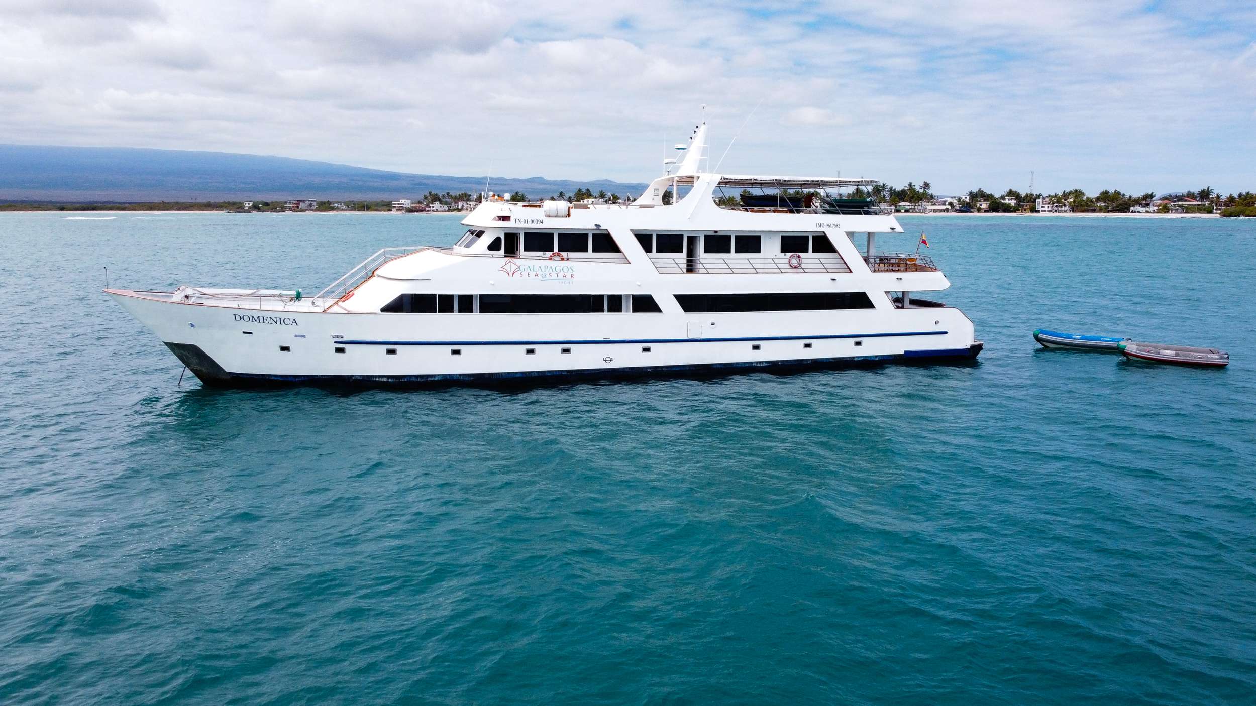 Our yacht combines excellence, privacy and comfort in the marvellous setting of the Galapagos Islands. The M/YGrand Odyssey has a capacity for 16 passengers, it features 8 spacious Galapagos &amp; matrimonial suites (25maprox) and 1 Odyssey suite (35m 2 approx) equipped with panoramic windows to enjoy the wonderful landscapes ofthe islands, private bathroom, hot/cold water, airconditioning with independent controls, minibar and TV. Twin bedsor one faux king bed and connected suites for families.Local and International dishes especially designed by our chef, will be served in the cosy atmosphere of our dining room. Our yacht offers a large solariumwith shaded and uncovered areas, two Jacuzzis and comfortable sun loungers.  Social areas include saloon, mini library and video library and a play zone for kids (during family departures). Snorkeling equipment andkayaks will be available without any extra charge. The Galapagos Grand Odyssey offers avid travellers the opportunity to experience close encounters with the unique wildlife of the Galapagos Islands. We invite you to join us on board our Exclusive First Class yacht and admire the wonders of evolution as you enjoy all the creature comforts of home topped off with world class service. The best way for a traveller to make the most of their Galapagos vacation time is to cruise around the Islands and experience several visitor sites each day. We offer one of the best planned itineraries on board the best built liveaboard yacht. Our shore excursions have been crafted with care and allow passengers to see up close the Galapagos animals and how they have adapted to the harsh island conditions. On your Galapagos vacation we also make sure that survival of the fittest is observed and not experienced... this is why we designed the M/Y Galapagos Grand Odyssey, a exclusive first class yacht that represents a true evolution in the private yacht cruise industry. At Galapagos Grand Odyssey we put in over 100 years of combined experience in the design of our premium yacht M/Y Galapagos Grand Odyssey. You will not find a private yacht in the Galapagos Islands that offers more space, comfort or service on a 16 passenger boat. Amenities on board include a jacuzzi, al fresco dining area, spacious sun and shade decks, combined with elegant interiors and a cabin layout that allows for picture windows that can be opened for fresh air flow. A great Galapagos vacation itinerary that includes the main wildlife highlights what the Galapagos Islands have to offer. A variety of visitor sites including volcano hikes, Island trails, mangrove forests, turtle breeding farms, research centers, marine sites and more. A cruise on board the M/Y Galapagos Grand Odyssey will allow visitors to explore the both land animals and marine fauna of the Galapagos archipelago. Activities you can enjoy are trekking, horseback riding, snorkeling, scuba diving, beachcombing amongst others.