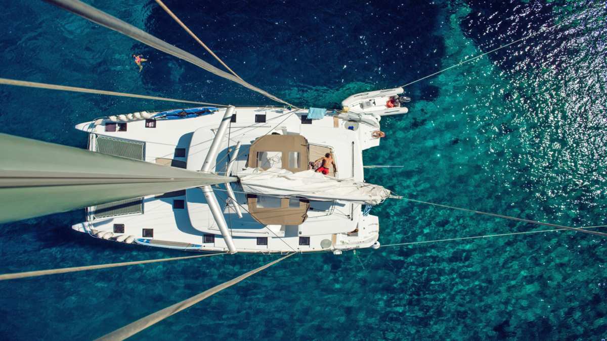 KEPI Yacht Charter - View from the mast
