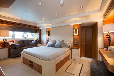 PLAY THE GAME Yacht Charter - Master Cabin