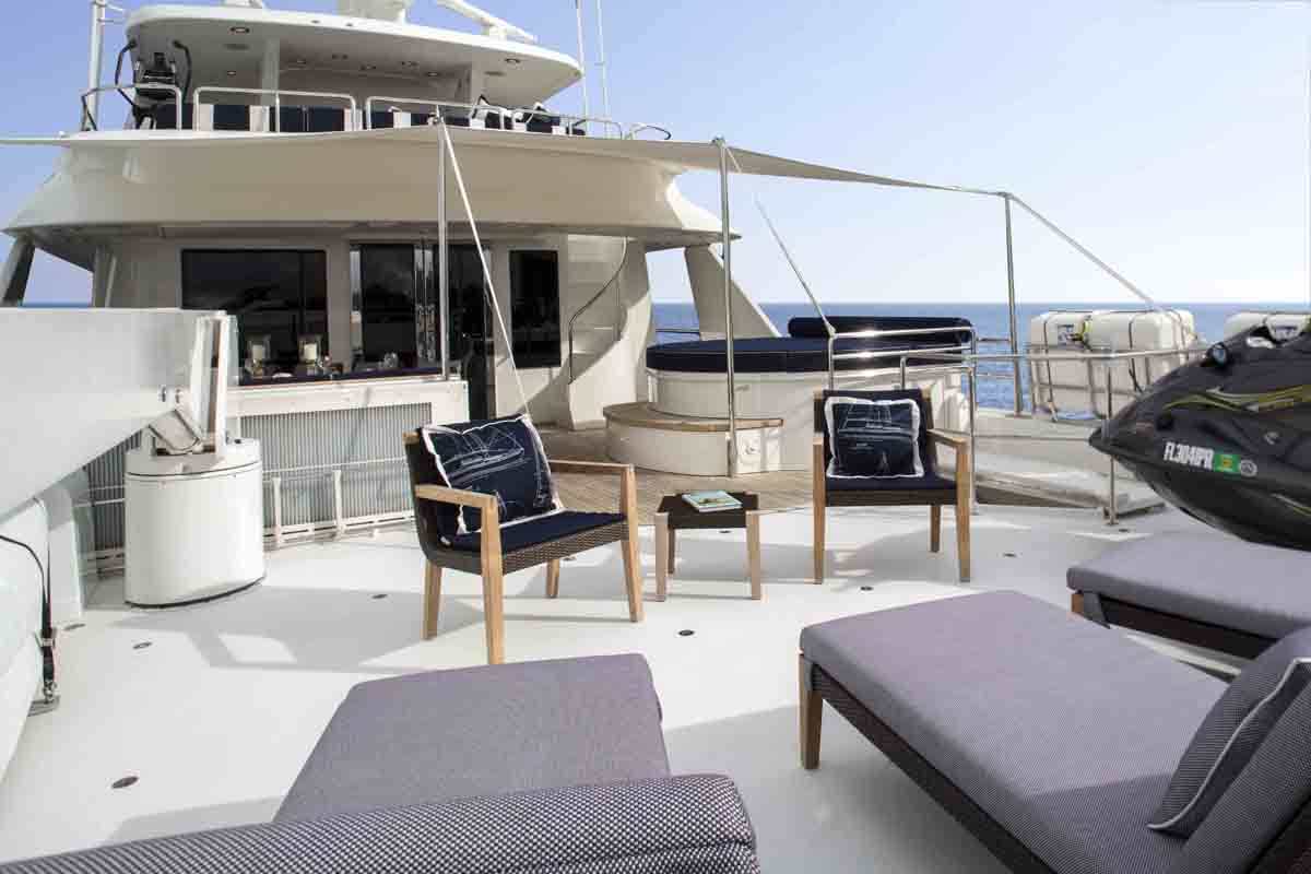 PLAN A Yacht Charter - Upper Deck