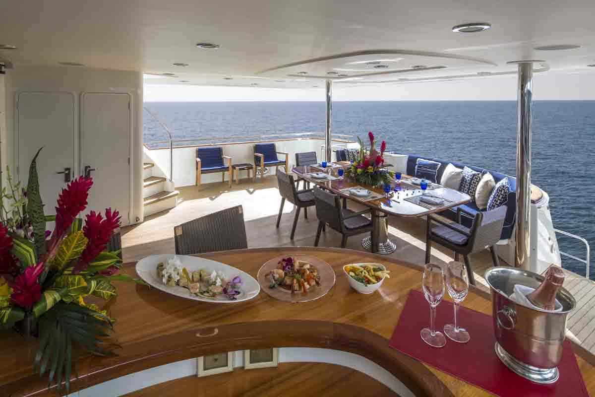 PLAN A Yacht Charter - Aft Deck