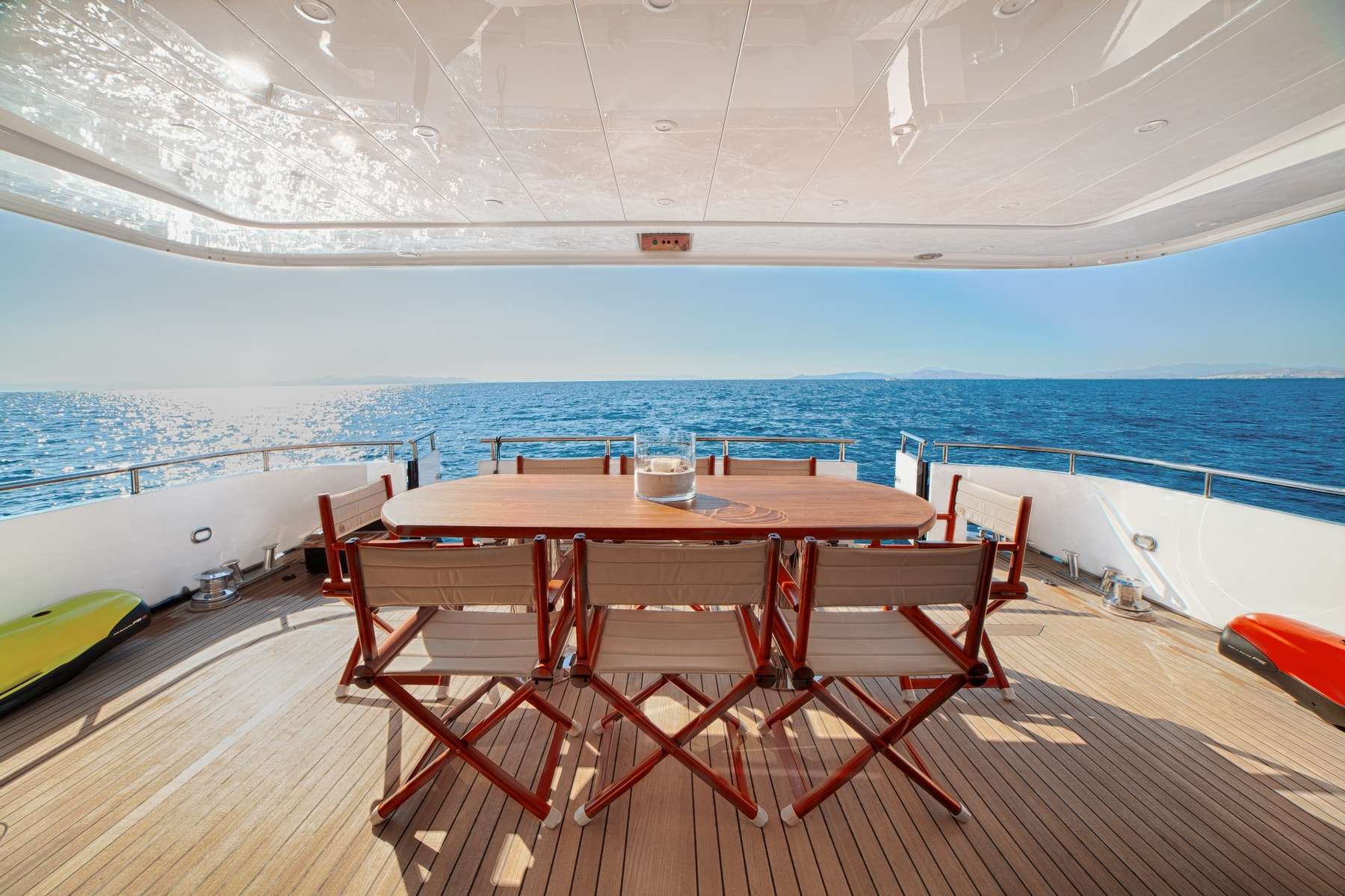ZOI Yacht Charter - Aft deck