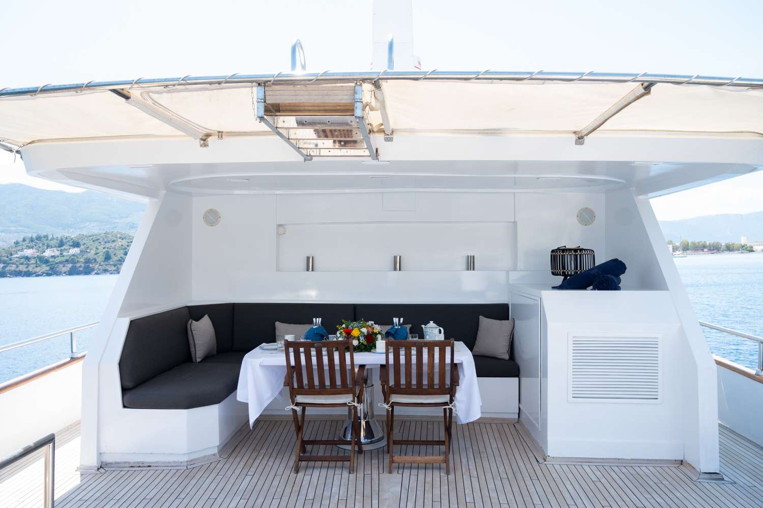 ELENA Yacht Charter - Upper Deck
