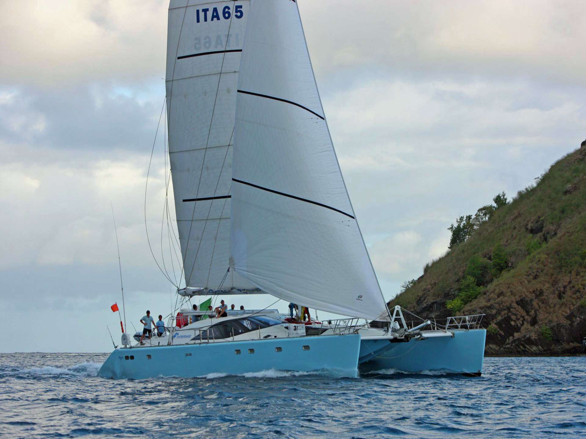 SAGITTARIUS Yacht Charter - Under Full Sail