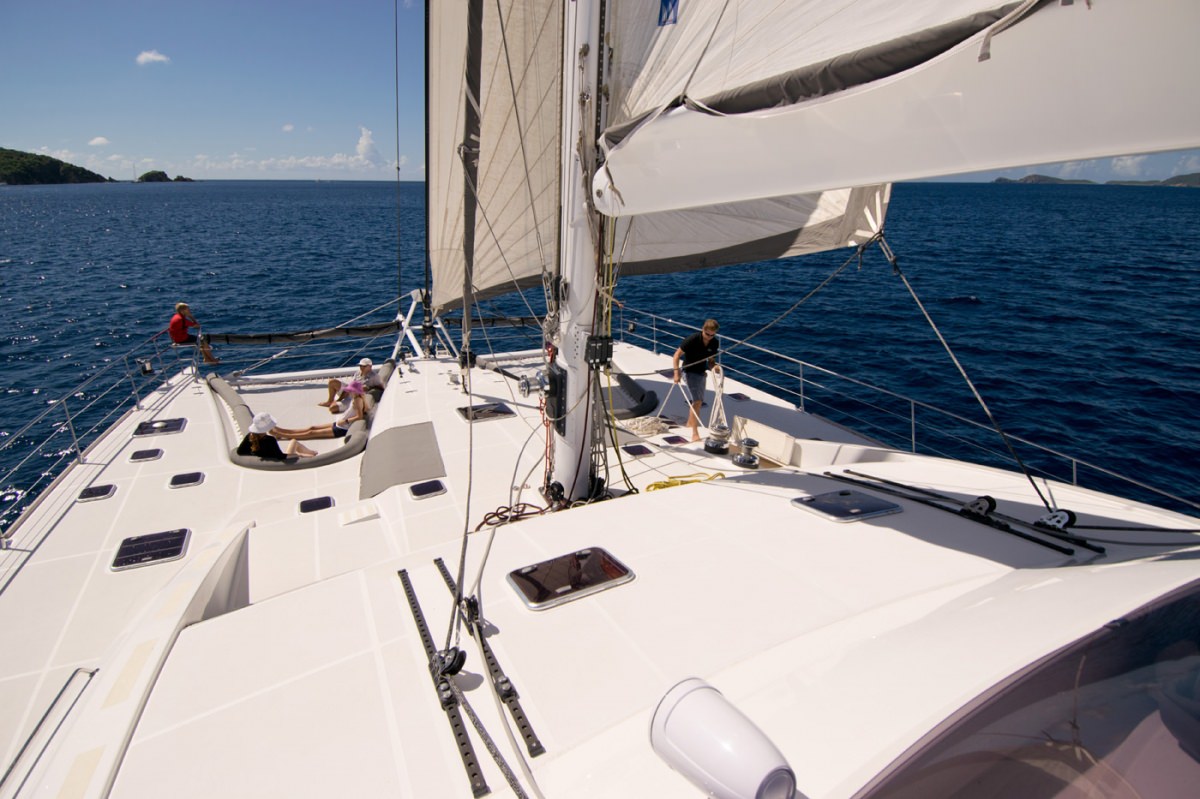 XENIA74 Yacht Charter - Large spacious deck area