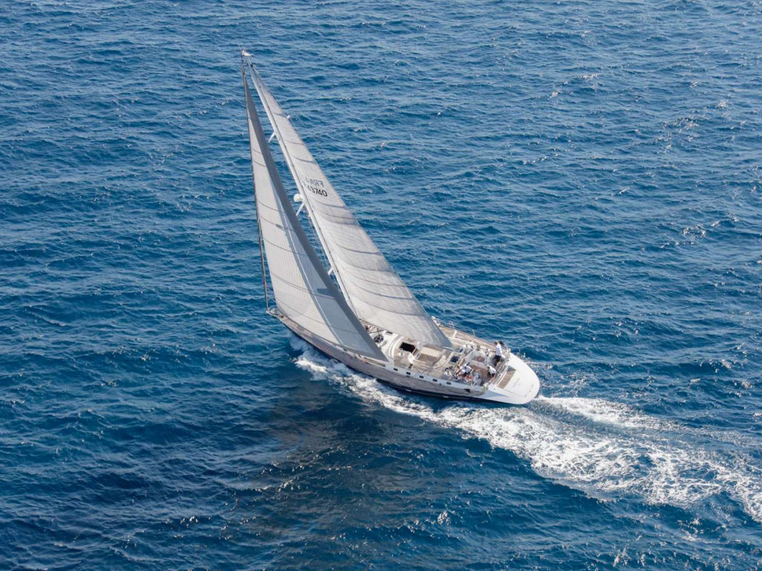 Vainato up to wind