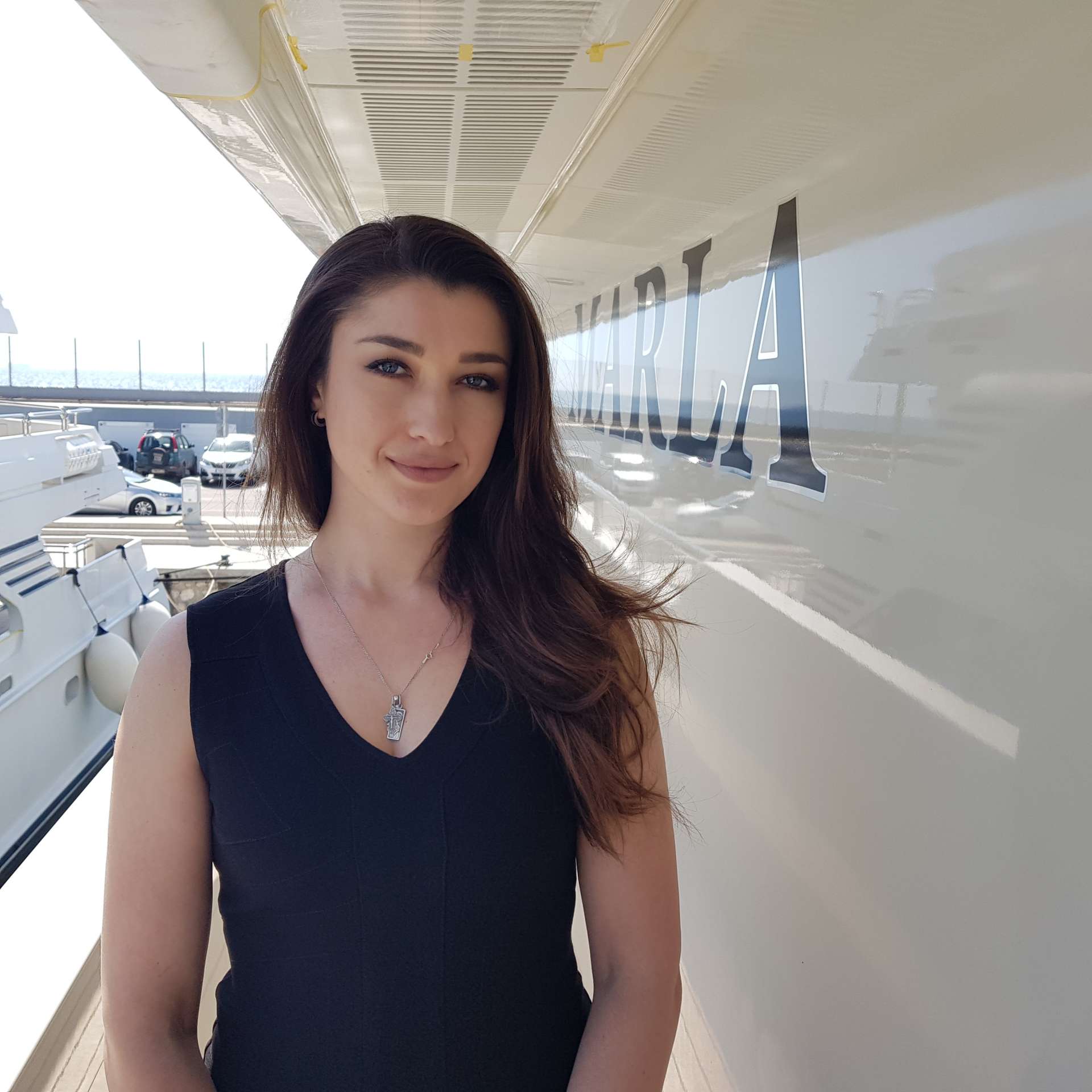 Oleksandra Barantseva — Stewardess