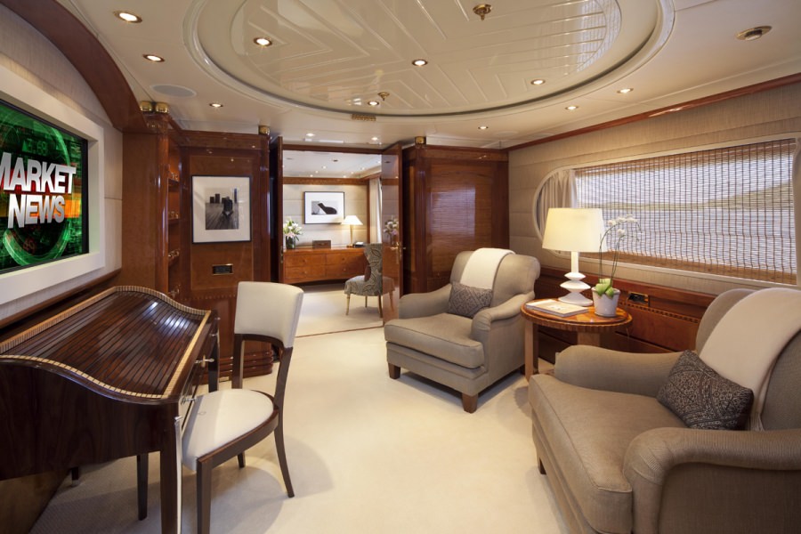 STARFIRE Yacht Charter - Master Suite Office