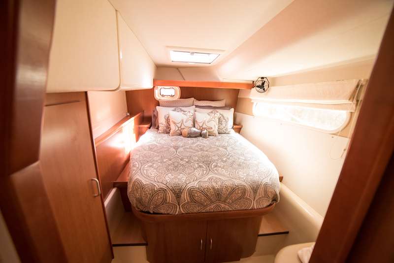 Beautiful bed linens create a beautiful experience on board