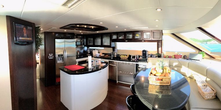 LA BALSITA Yacht Charter - Galley Country Kitchen