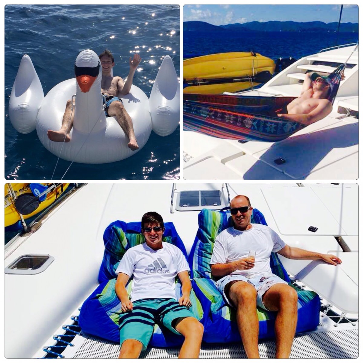 FREE INGWE Yacht Charter - A comfy seat is always nearby