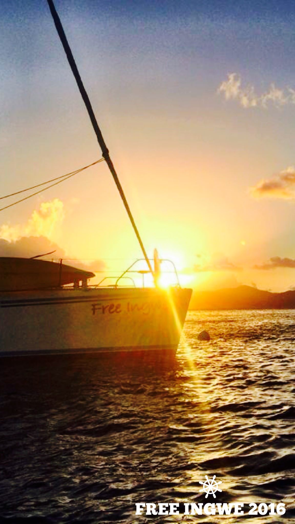FREE INGWE Yacht Charter - Sunset