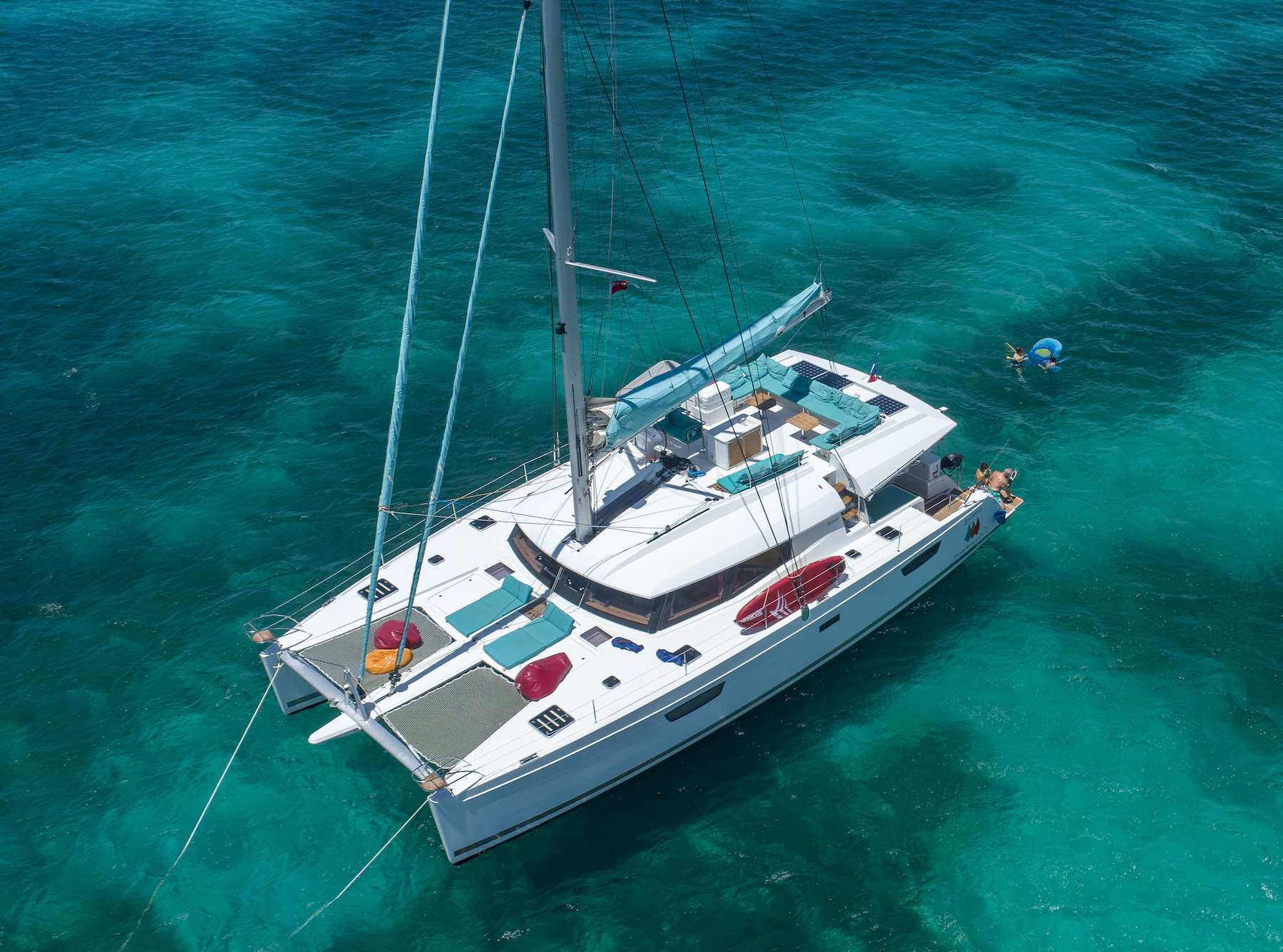 trailerable catamaran with cabin