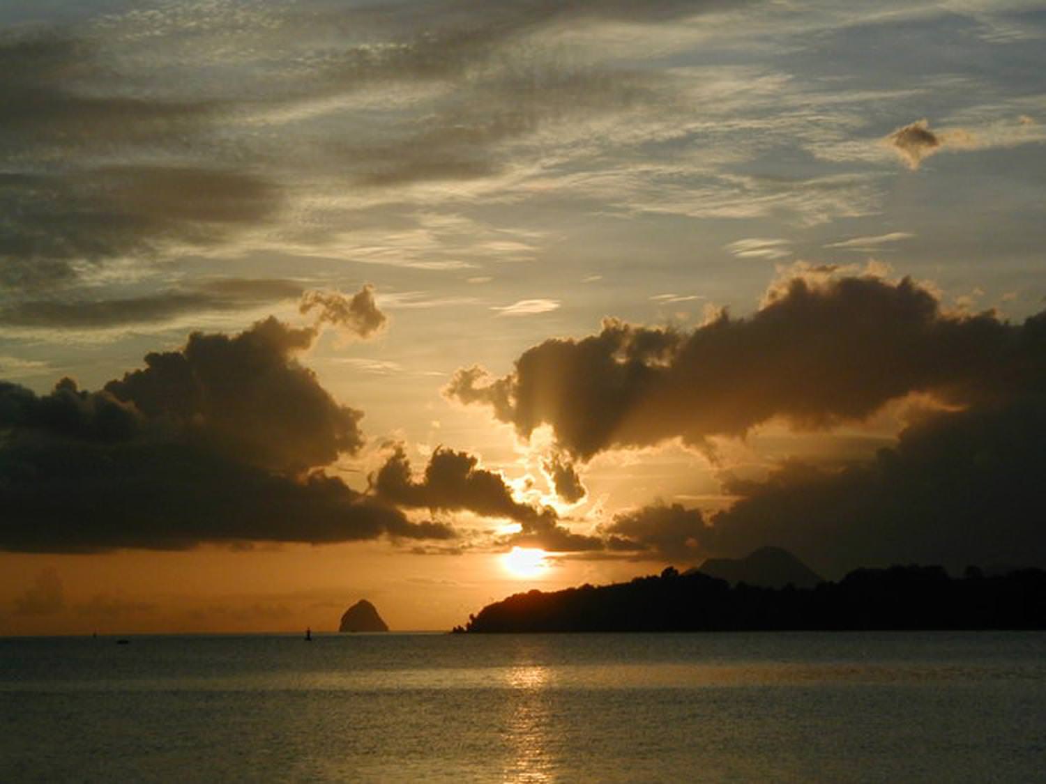 Beautiful Caribbean sunsets
