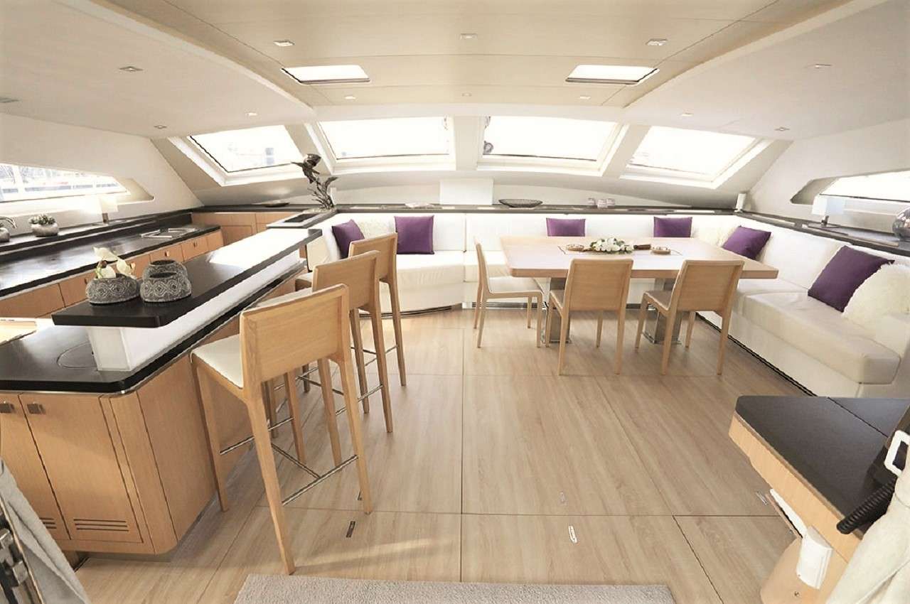 NAMASTE Yacht Charter - The salon other view