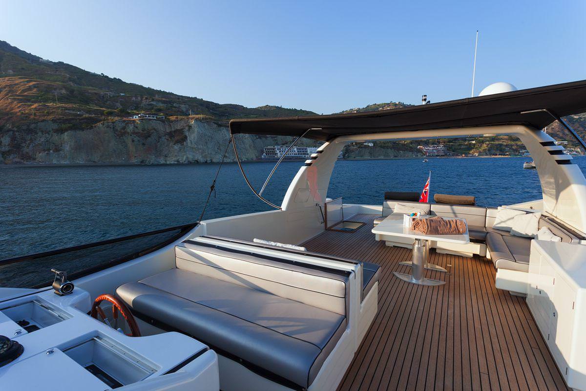 WHITEHAVEN Yacht Charter - top deck