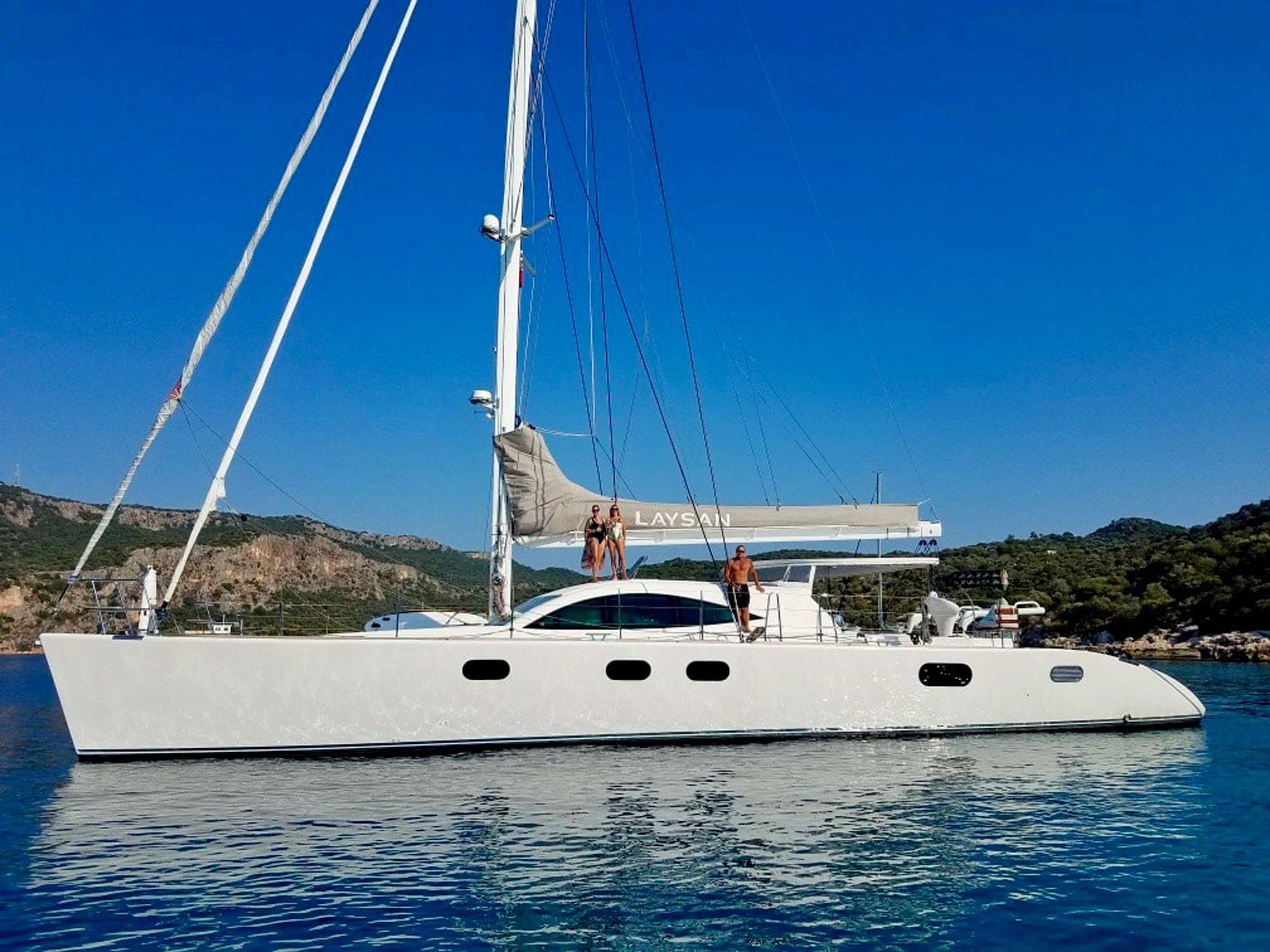 Laysan Crewed Catamaran Yacht Charter BoatsAtSeacom