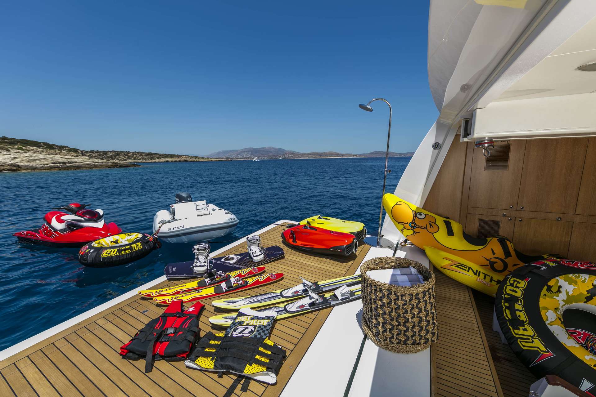ALEXIA Yacht Charter - Water toys