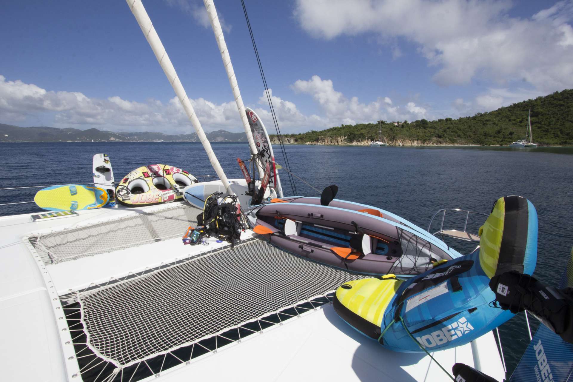 NENNE Yacht Charter - Trampolines and Lots of Water Toys