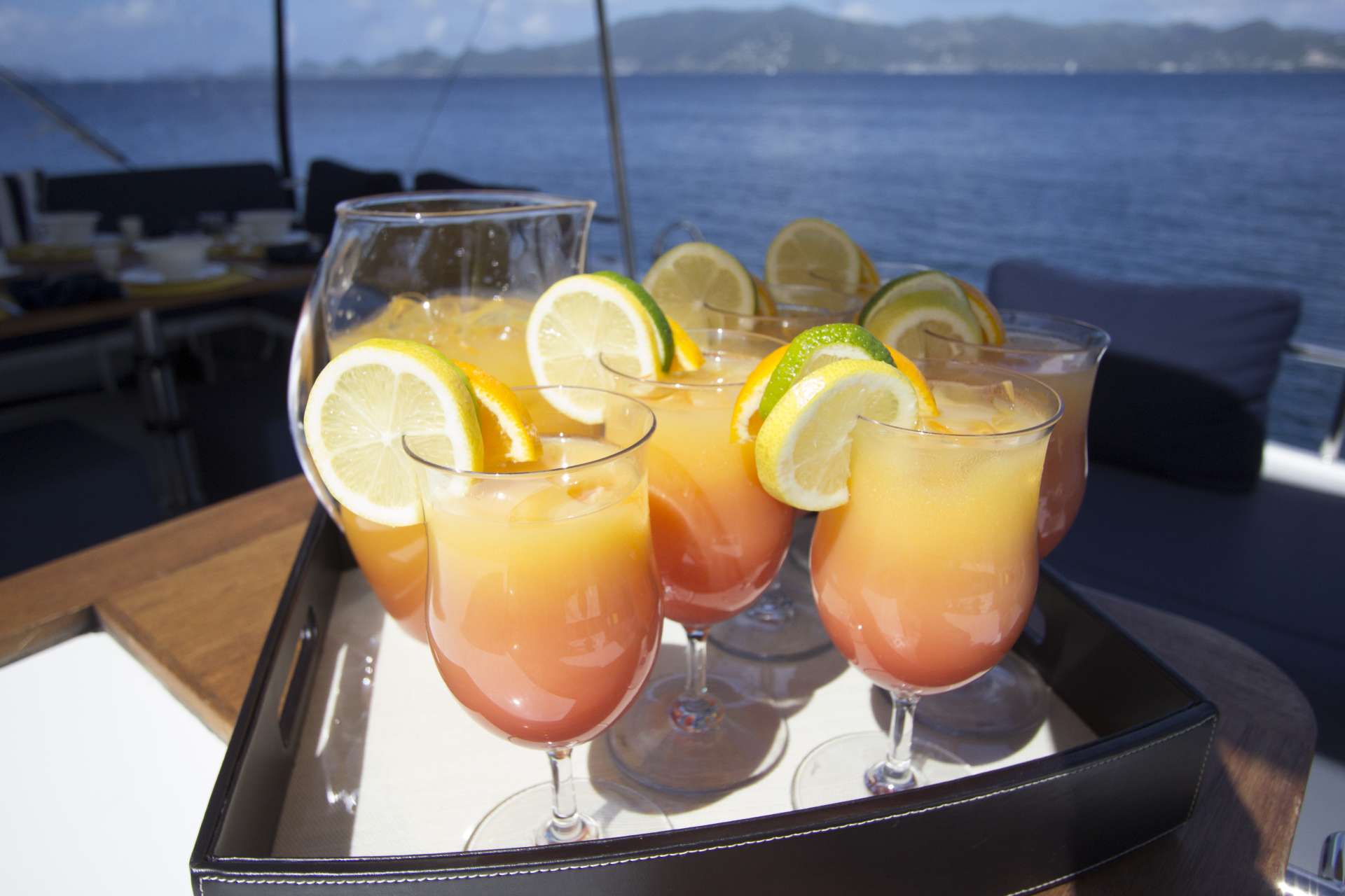 NENNE Yacht Charter - Afternoon Beverages on Flybridge