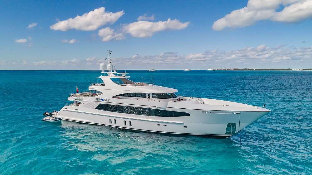 Big Sky Crewed Power Yacht Charter Caribbean View Availability