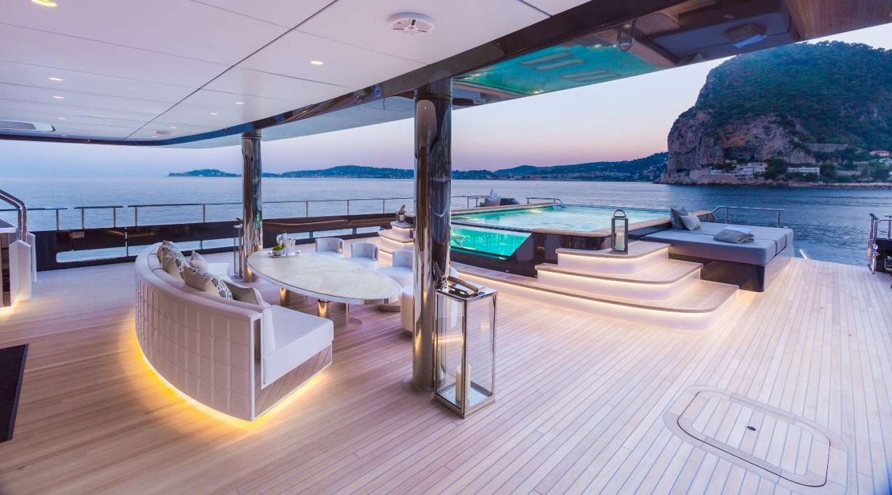Icon Yacht Charter - Aft deck
