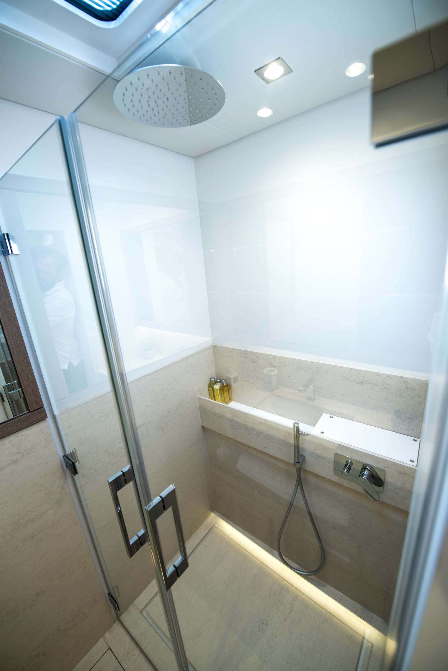 JOY Yacht Charter - Guest Cabin Bathroom