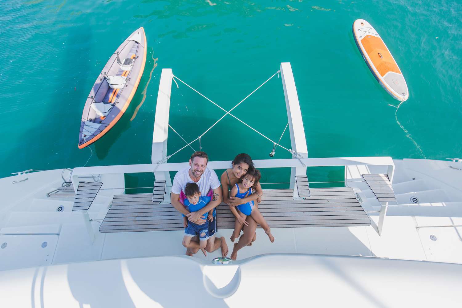 Aft deck and water toys