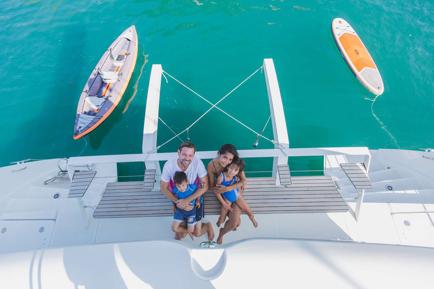 Blue Moon Yacht Charter - Aft deck and water toys