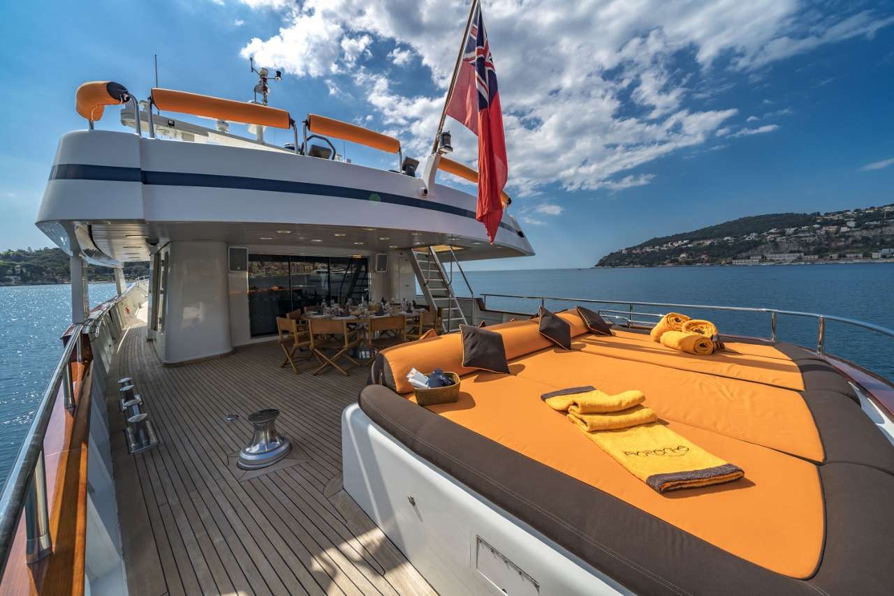 Fiorente Yacht Charter - Aft Deck