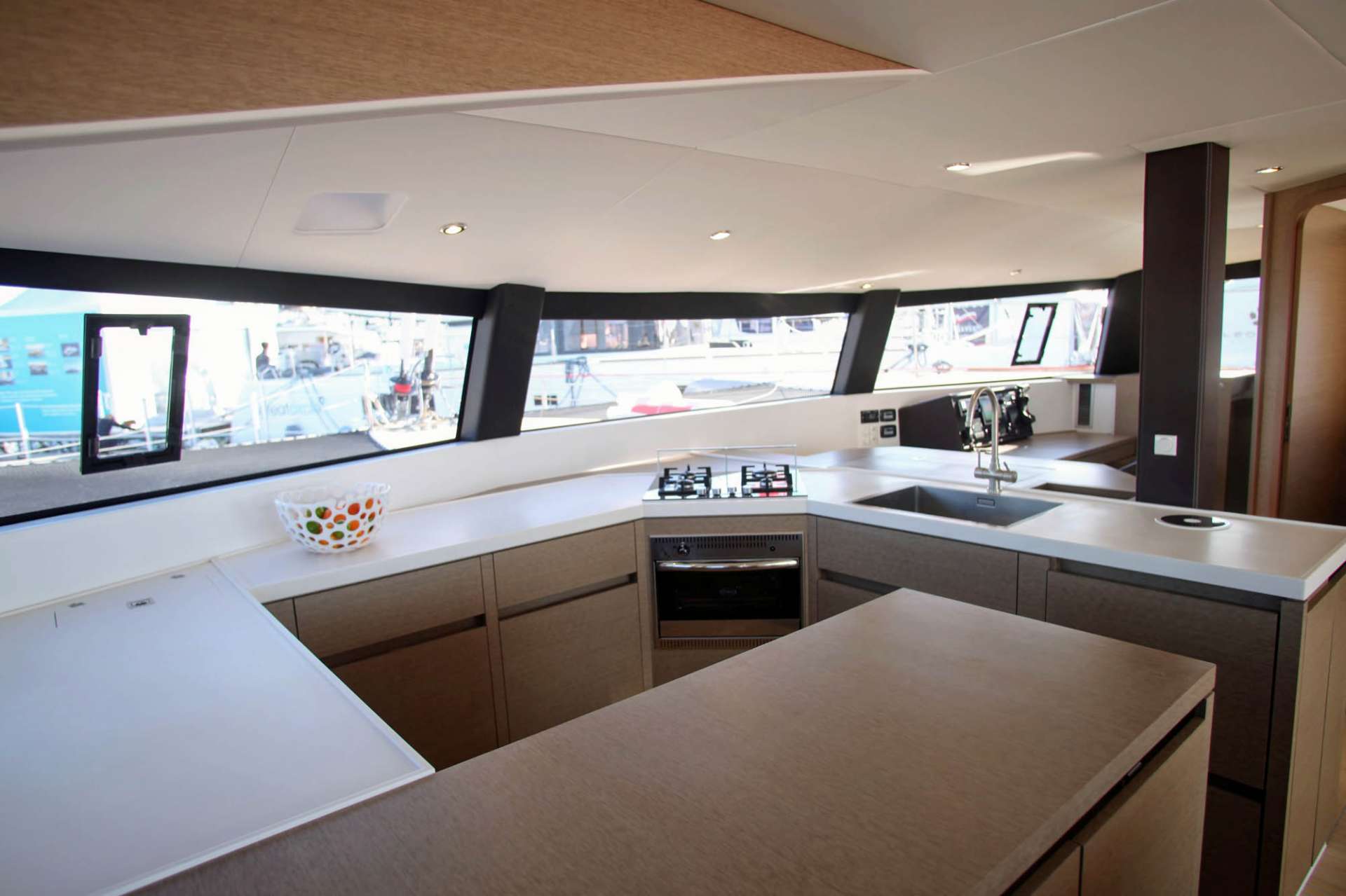 TRILOGY Yacht Charter - Spacious Galley