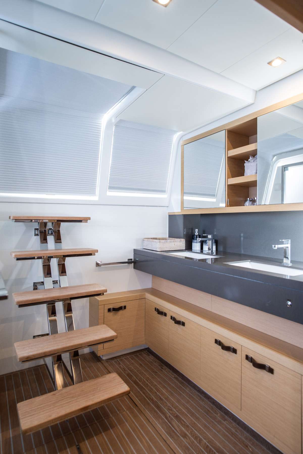 Bright and airy port aft guest cabin