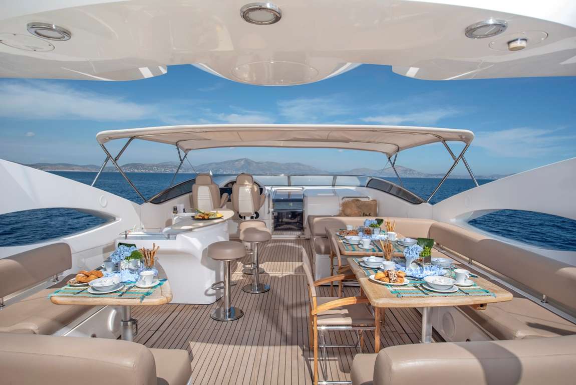 MI ALMA Yacht Charter - Sun Deck
