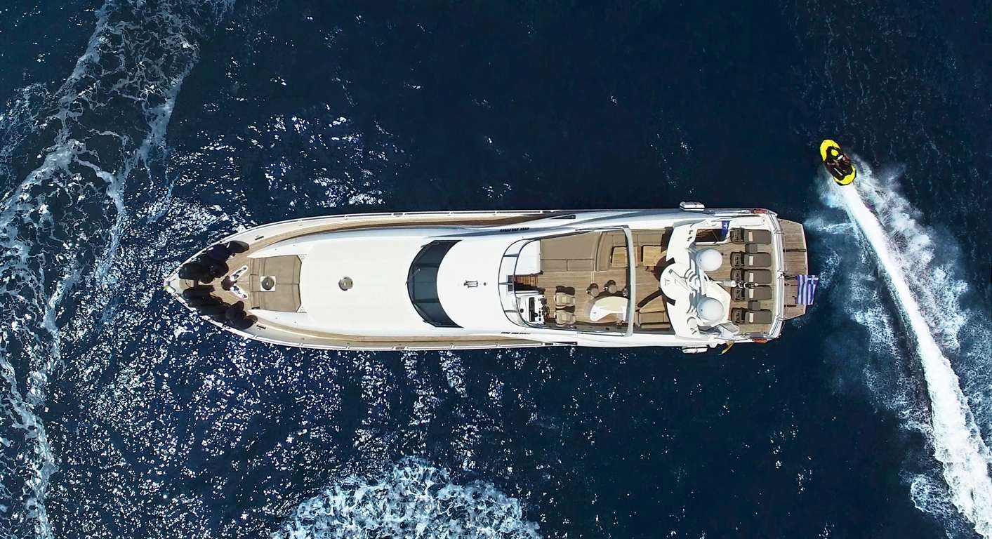 MI ALMA Yacht Charter - Arial