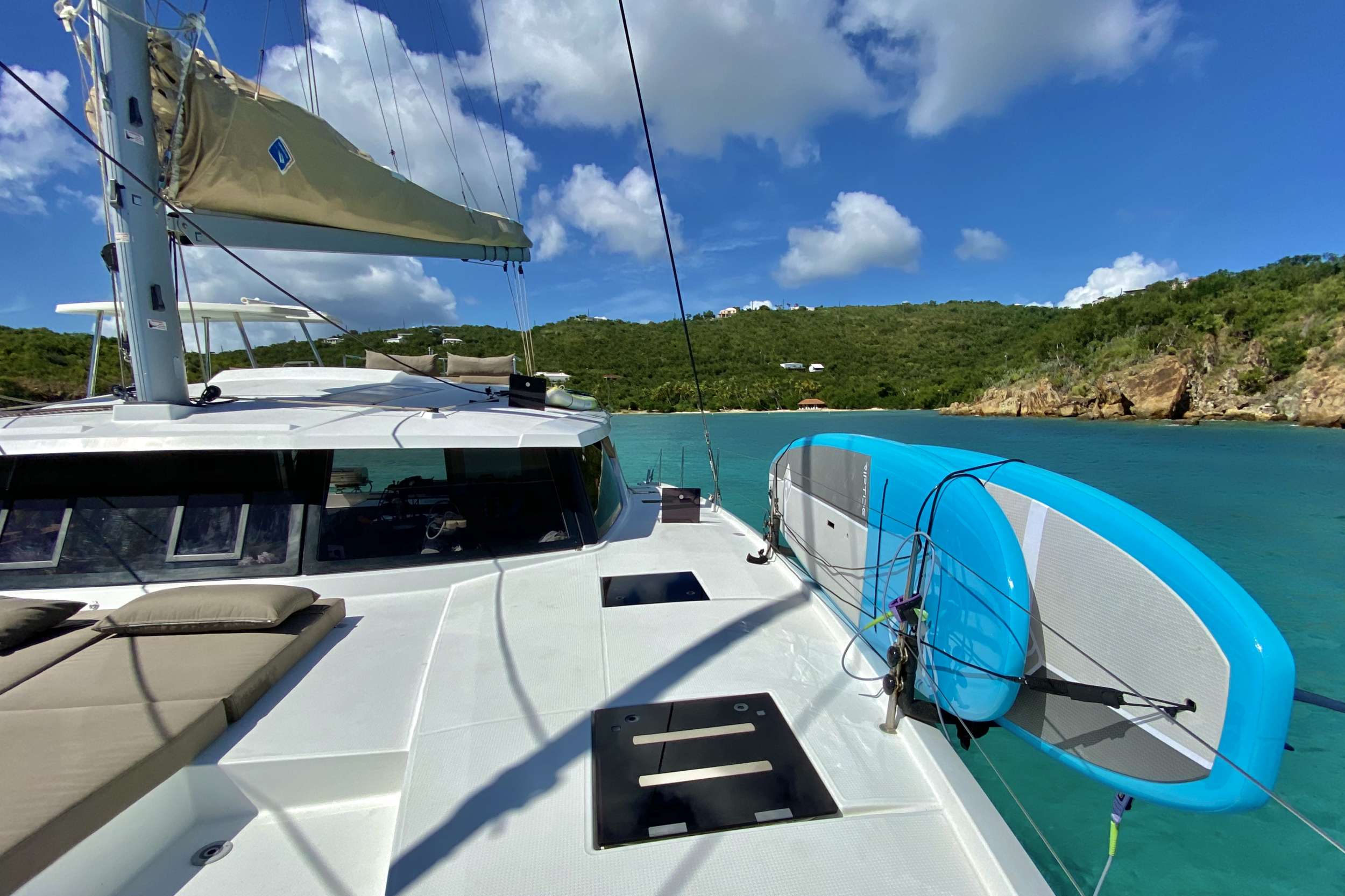 crewed catamaran charter usvi