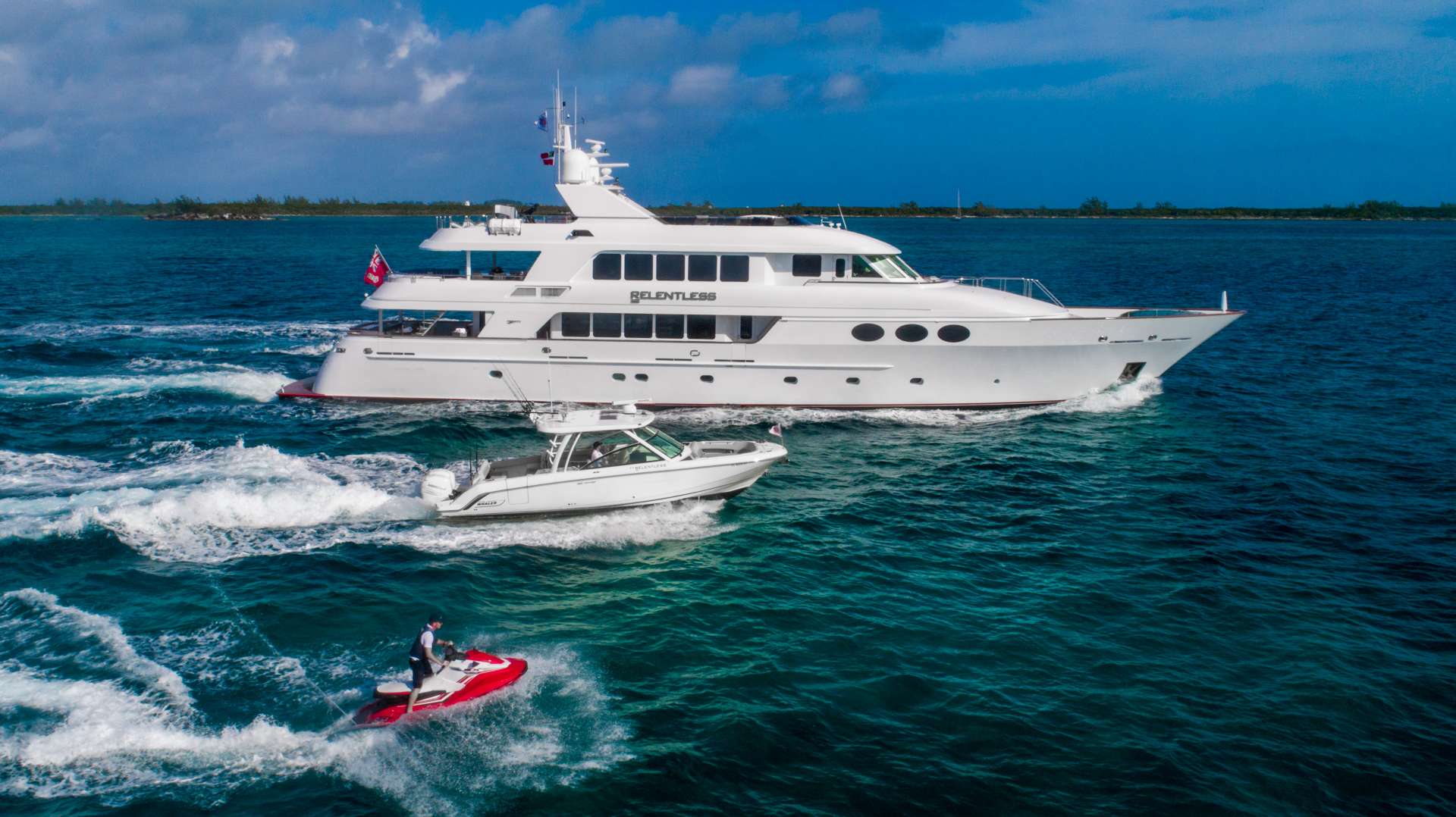 RELENTLESS Yacht Charter - Tender and toys