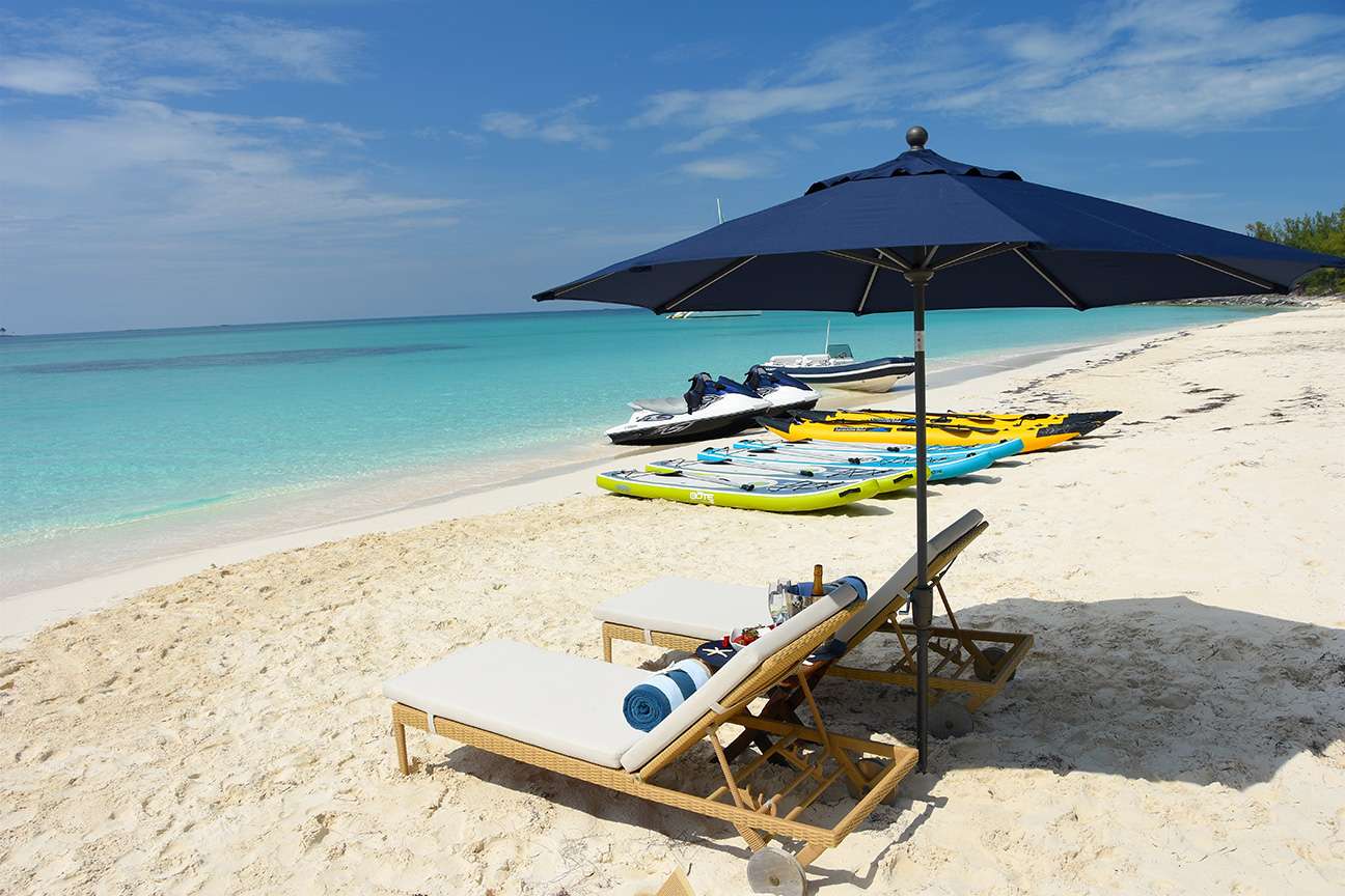 Beach Lounge and Water Toys