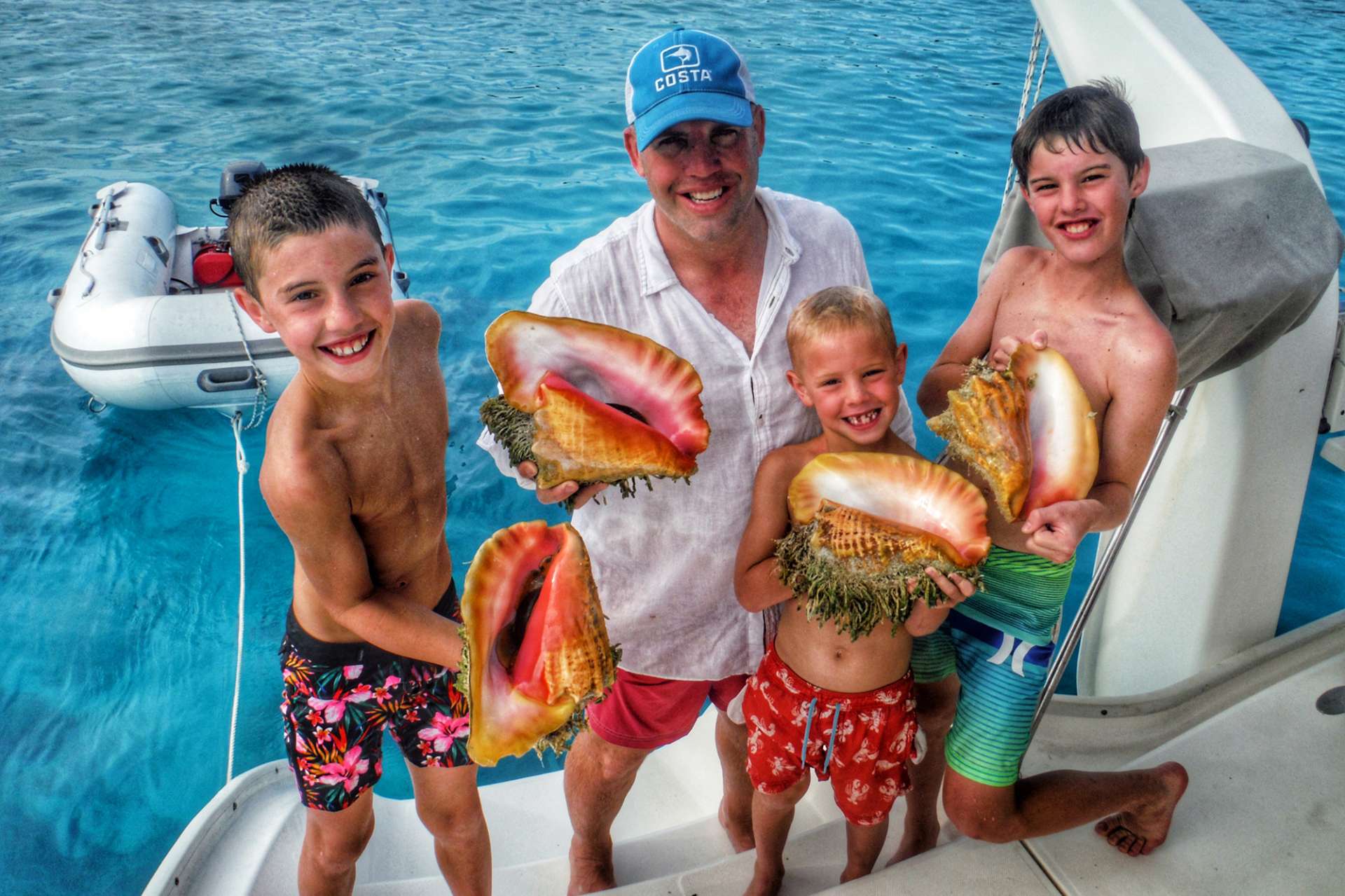 DESTINY III Yacht Charter - Try Conch Diving...