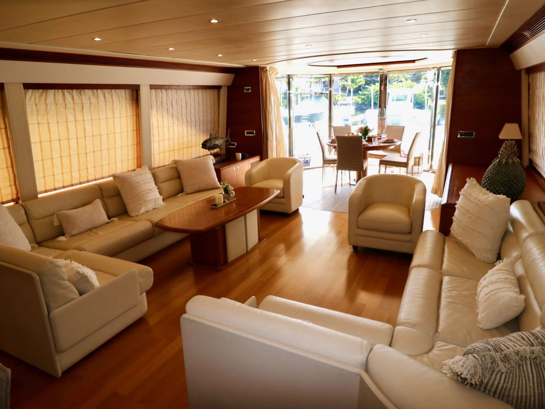ECLIPSE 114 Yacht Charter - Salon with lots of seating