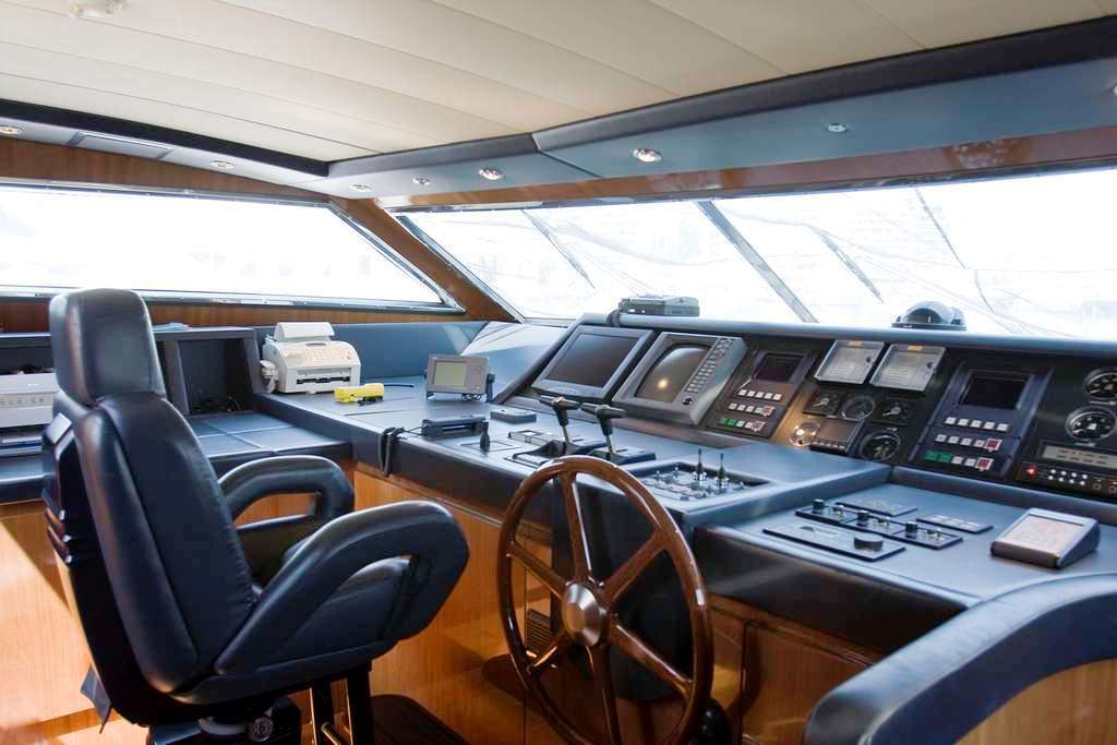 GRACE Yacht Charter - Wheelhouse