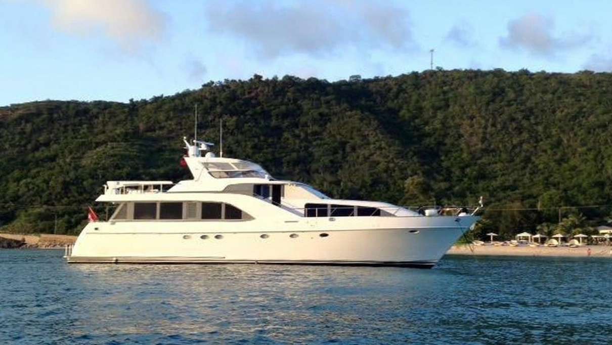PRIME TIME Yacht Charter - Prime Time at anchor