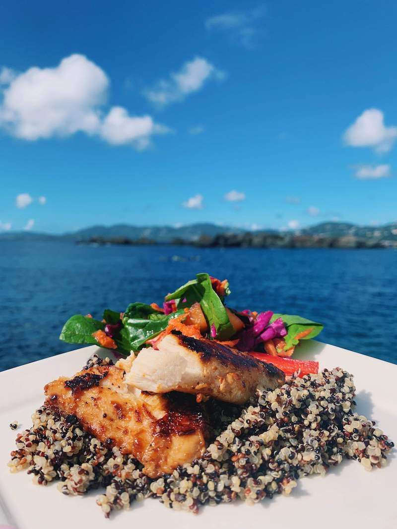 usvi catamaran makin memories dinner