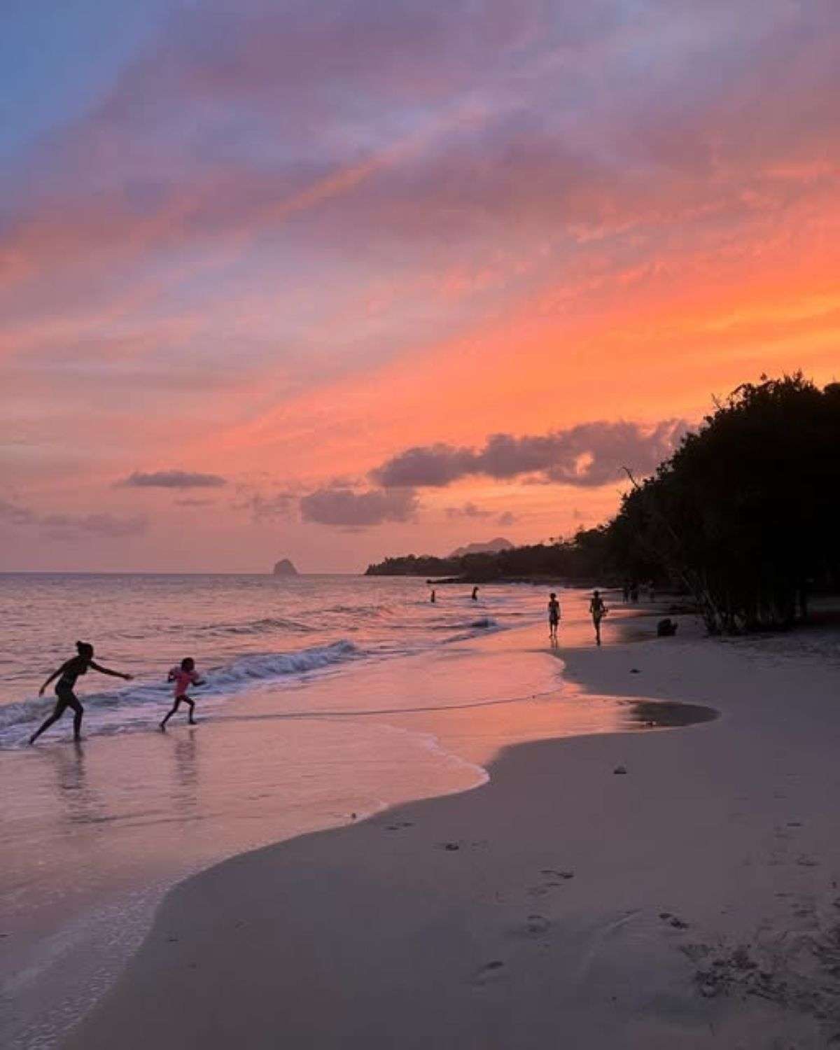 Sunset in St Lucia